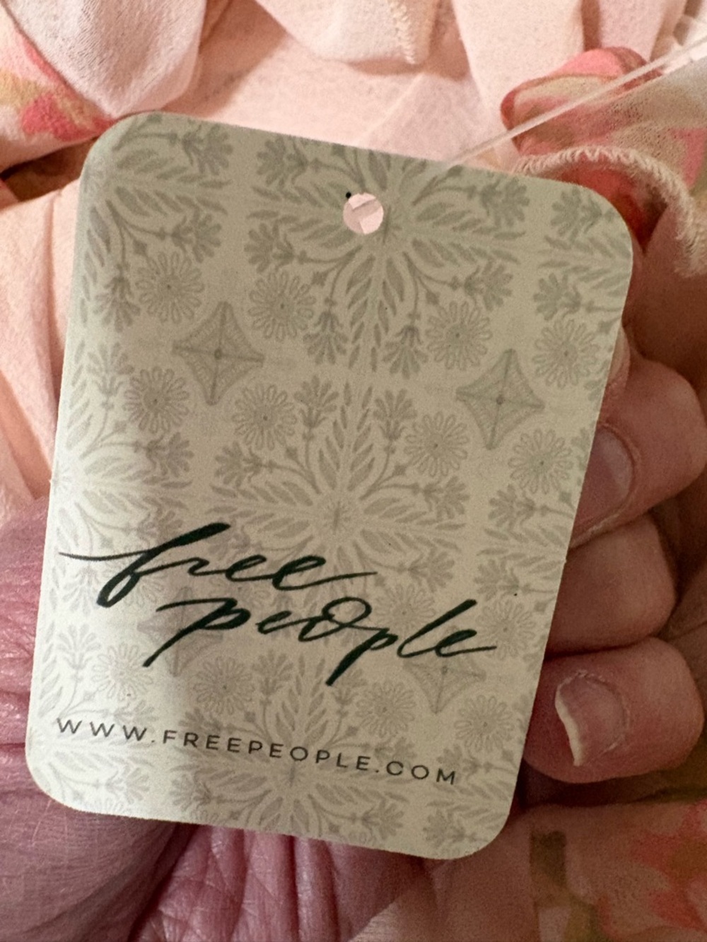 🌸NWT Free People Alma Midi Dress-Pink Rose Floral. - Picture 13 of 15